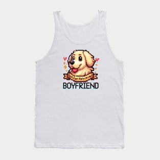 My Boyfriend,  Golden Retriever Boyfriend Tank Top